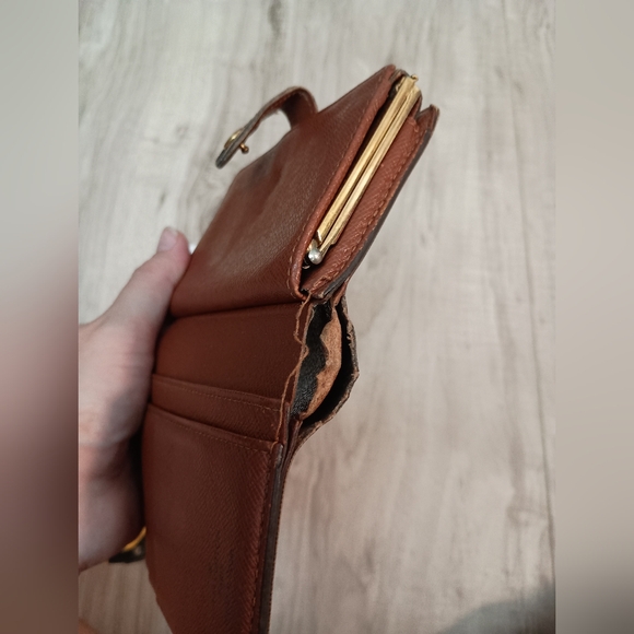 Louis Vuitton Monogram Monnaie Billets Viennois Bifold Kisslock Wallet - Picture 7 of 11